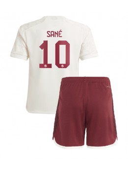 Billige Bayern Munich Leroy Sane #10 Tredjedraktsett Barn 2023-24 Kortermet (+ Korte bukser)